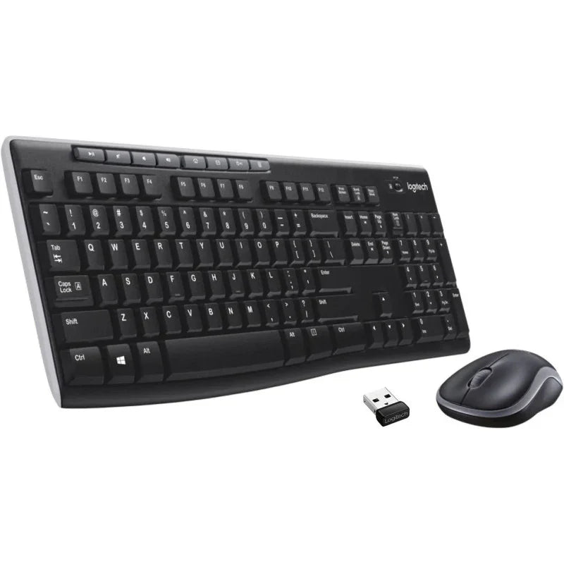Logitech MK270 Wireless Keyboard And Mouse Combo - Keyboard And Mouse Included, Long Battery Life - eBuy UAE